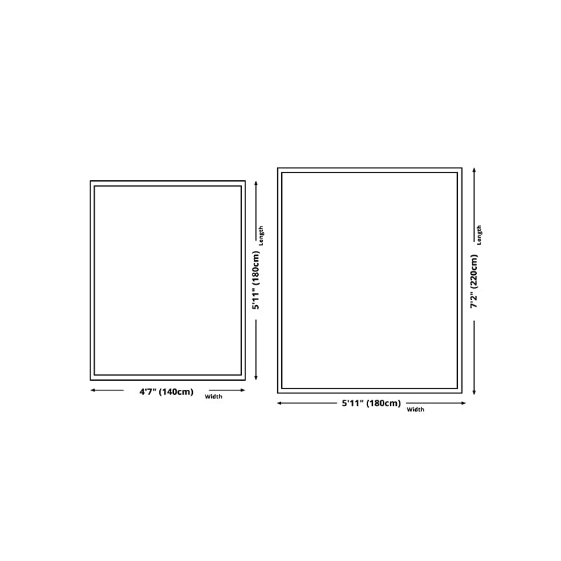 Green Modern Rug Polyester Irregular Line Rug Washable Rug for Drawing Room