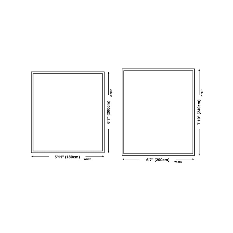 Dark Green Color Block Rug Polyester Modern Rug Washable Rug for Living Room