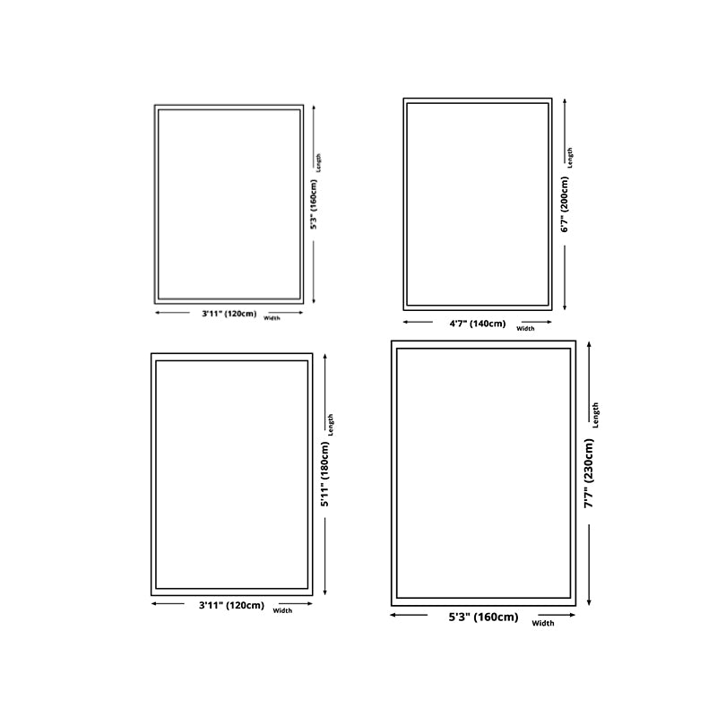 Beige Modern Rug Polyester Striped Rug Washable Indoor Rug for Drawing Room