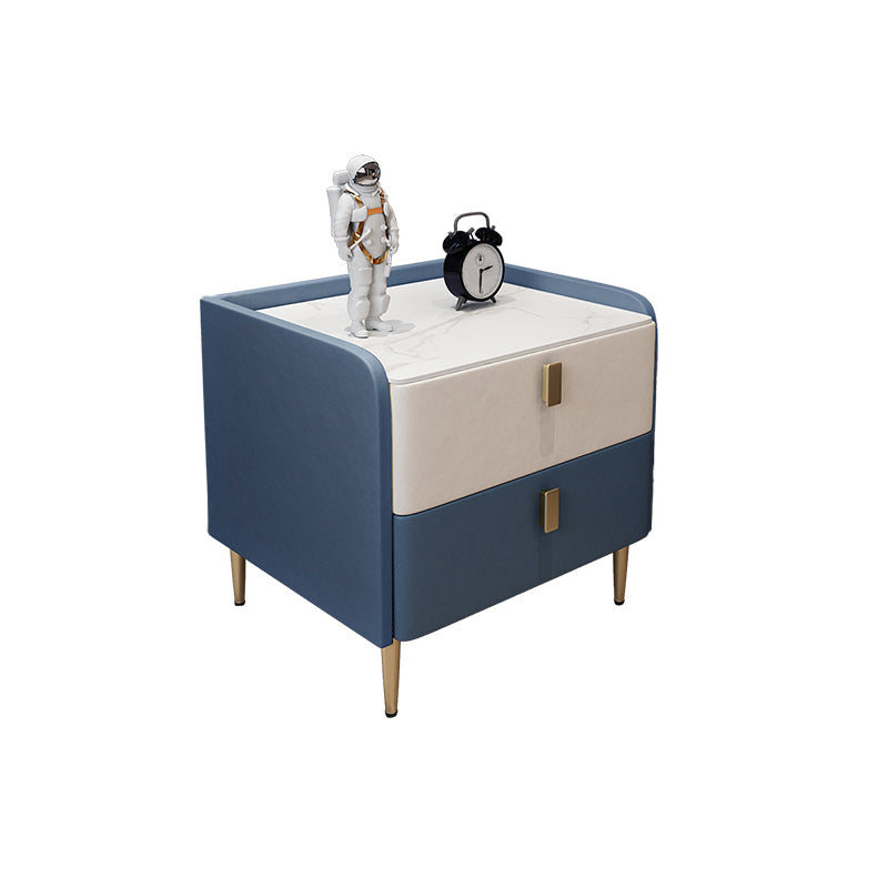 Modernism Solid Wood Night Table Drawer Storage Bed Nightstand