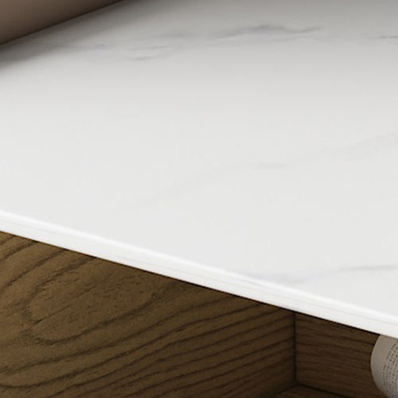 Modernism Solid Wood Night Table Drawer Storage Bed Nightstand