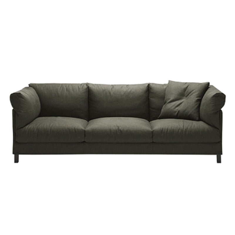 82.67" W x 32.67" D x 32.67" H Contemporary Standard Square Arm Sofa for Living Room