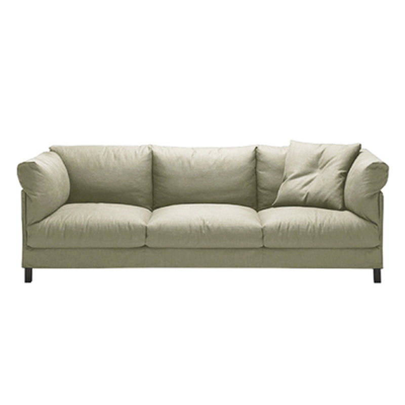 82.67" W x 32.67" D x 32.67" H Contemporary Standard Square Arm Sofa for Living Room