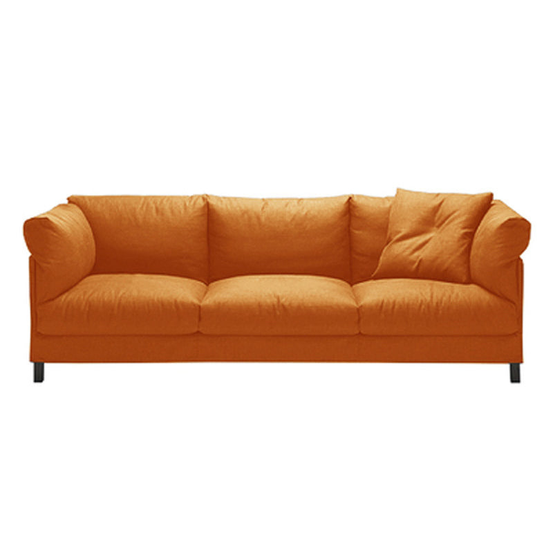 82.67" W x 32.67" D x 32.67" H Contemporary Standard Square Arm Sofa for Living Room