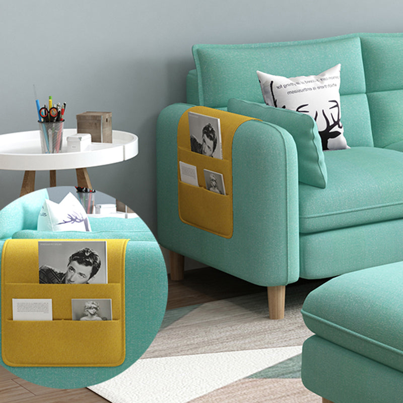 Contemporary Sewn Pillow Back Standard 3-seater Stationary Sofa