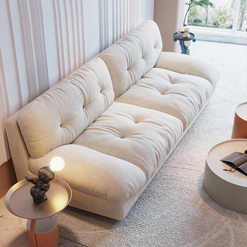 Tufted Standard Sofa 41.33" D x 34.25" H Armless Sofa for Living Room