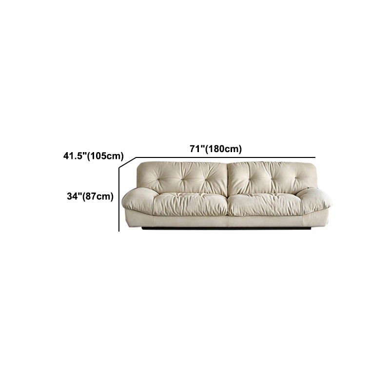 Tufted Standard Sofa 41.33" D x 34.25" H Armless Sofa for Living Room