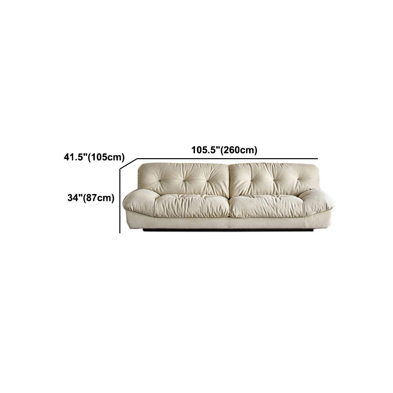 Tufted Standard Sofa 41.33" D x 34.25" H Armless Sofa for Living Room