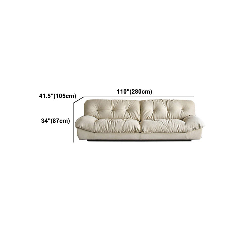 Tufted Standard Sofa 41.33" D x 34.25" H Armless Sofa for Living Room
