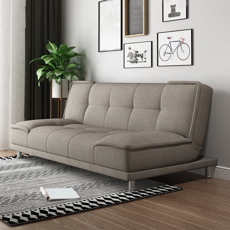 Contemporary Armless Adjustable Sofa Convertible Sofa for Living Room, Apartment
