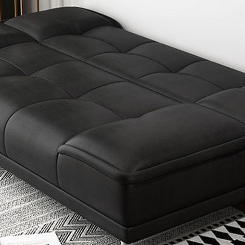 Contemporary Armless Adjustable Sofa Convertible Sofa for Living Room, Apartment