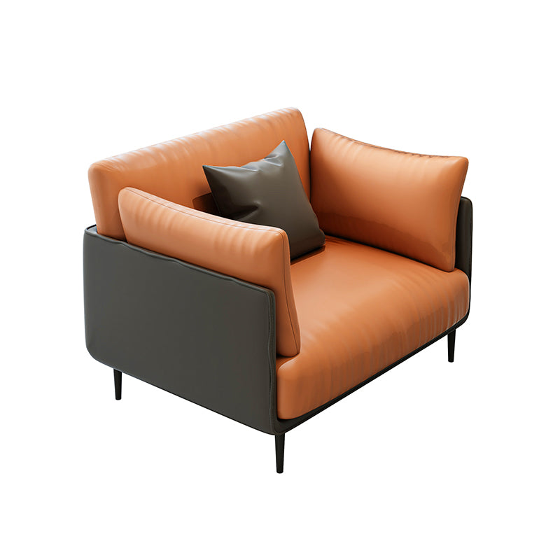 39.37"L x 33.46"W x 33.46"H Contemporary Cushion Back Pillow Top Arms Chair