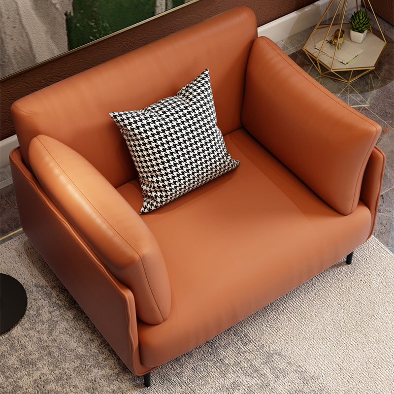 39.37"L x 33.46"W x 33.46"H Contemporary Cushion Back Pillow Top Arms Chair