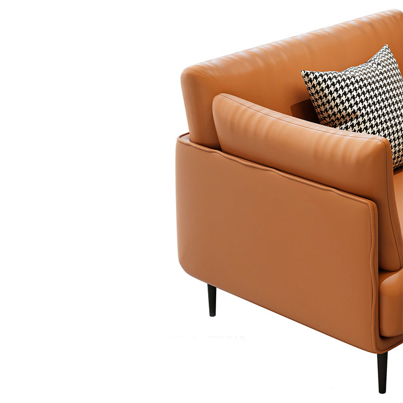 39.37"L x 33.46"W x 33.46"H Contemporary Cushion Back Pillow Top Arms Chair