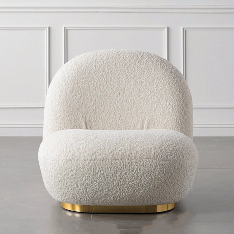 Wool Chair 28.7" L x31.1"W x26.7"H Swivel Chair for Living Room