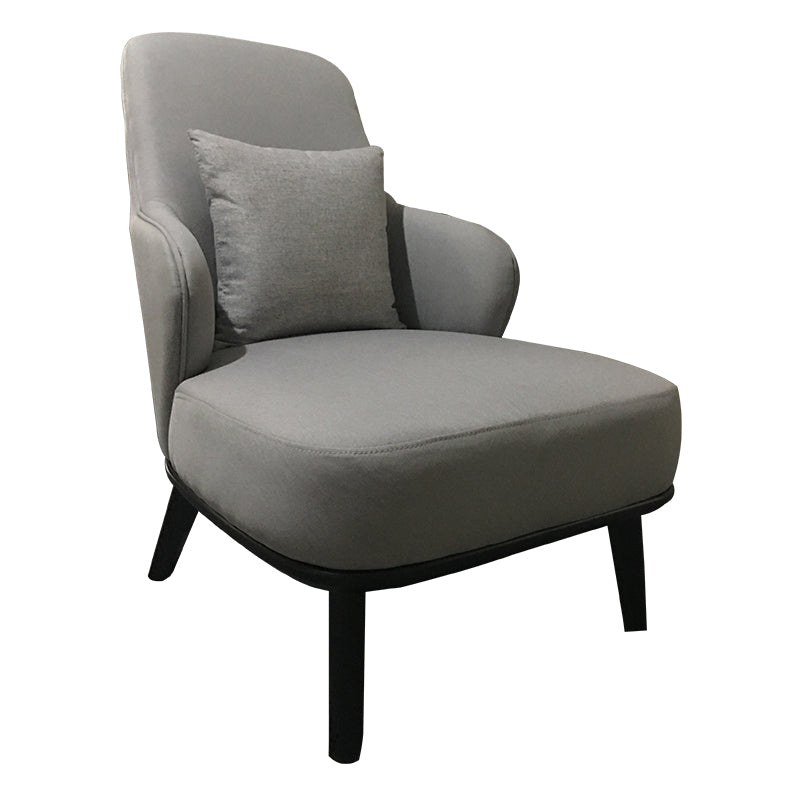 30.71" Wide Solid Wood Frame Wingback Chair with Basic Four Leg for Living Room