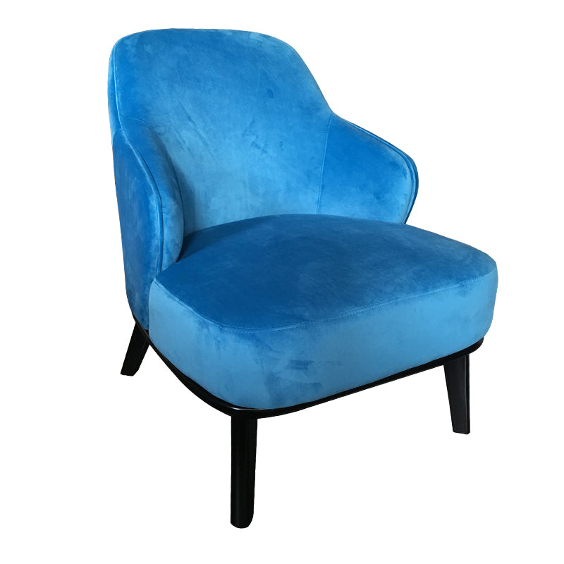 30.71" Wide Solid Wood Frame Wingback Chair with Basic Four Leg for Living Room