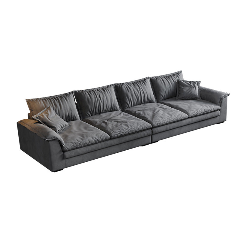 Contemporary Loose Back 33.46" H Sofa Pillow Top Arm Sofa & Chaise