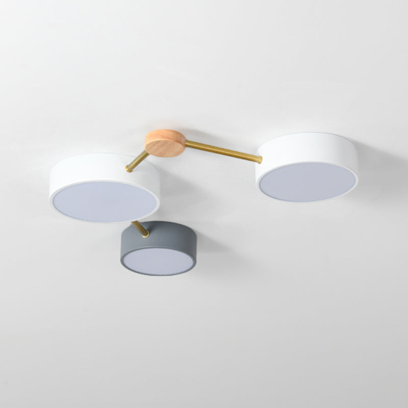 Nordic LED Flush Mount Big Dipper Shaped Bedroom Ceiling Light