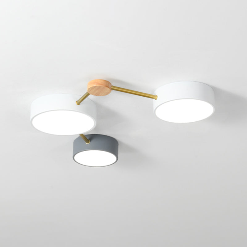 Nordic LED Flush Mount Big Dipper Shaped Bedroom Ceiling Light