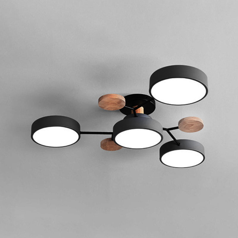 Modern Style Ceiling Light LED Flush Mount Light Fixture for Bedroom