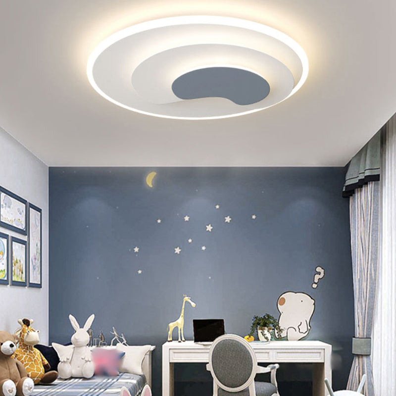 Metal Geometric Shape Flush Mount Light Modern Multi-Lights Flush Mount Ceiling Light