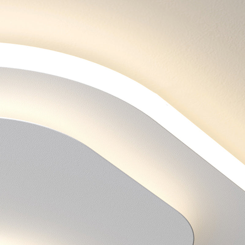 Metal Geometric Shape Flush Mount Light Modern Multi-Lights Flush Mount Ceiling Light