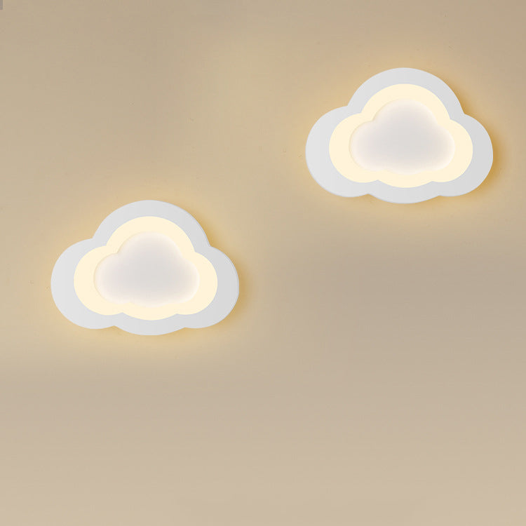 Metal Cloud Wall Mounted Lamps Modern Style 1 Light Wall Mount Lighting