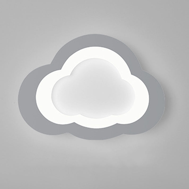 Metal Cloud Wall Mounted Lamps Modern Style 1 Light Wall Mount Lighting