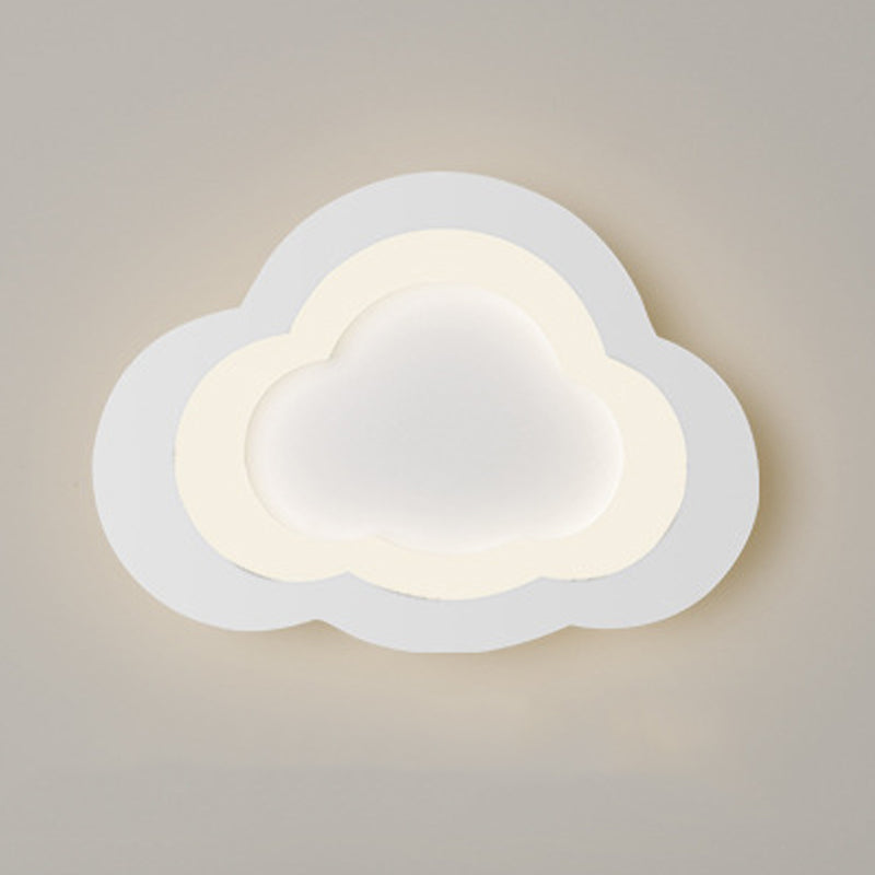 Metal Cloud Wall Mounted Lamps Modern Style 1 Light Wall Mount Lighting