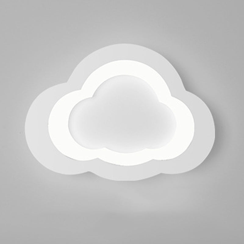 Metal Cloud Wall Mounted Lamps Modern Style 1 Light Wall Mount Lighting