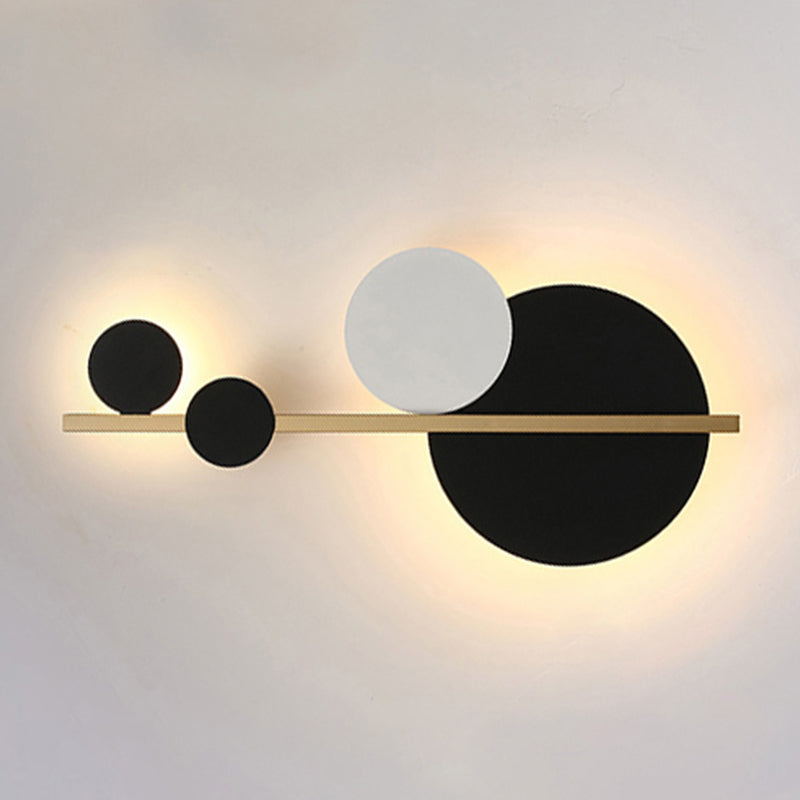 Geometry Shape Metal Wall Lights Modern Style Wall Mounted Lamps