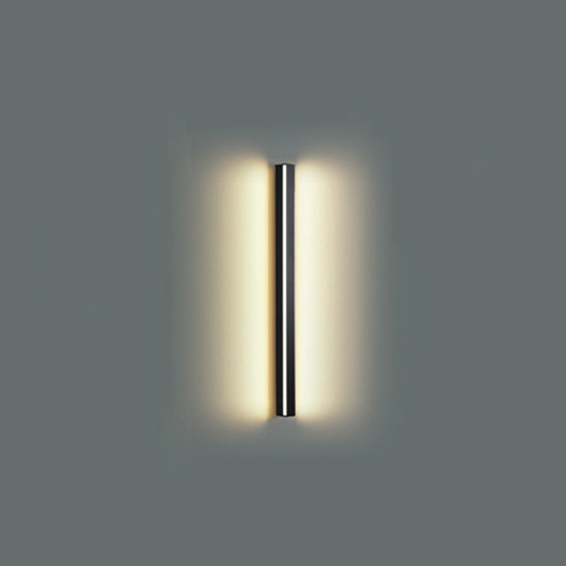 Linear Shape Metal Wall Light Modern Style 1 Light Wall Sconce Light