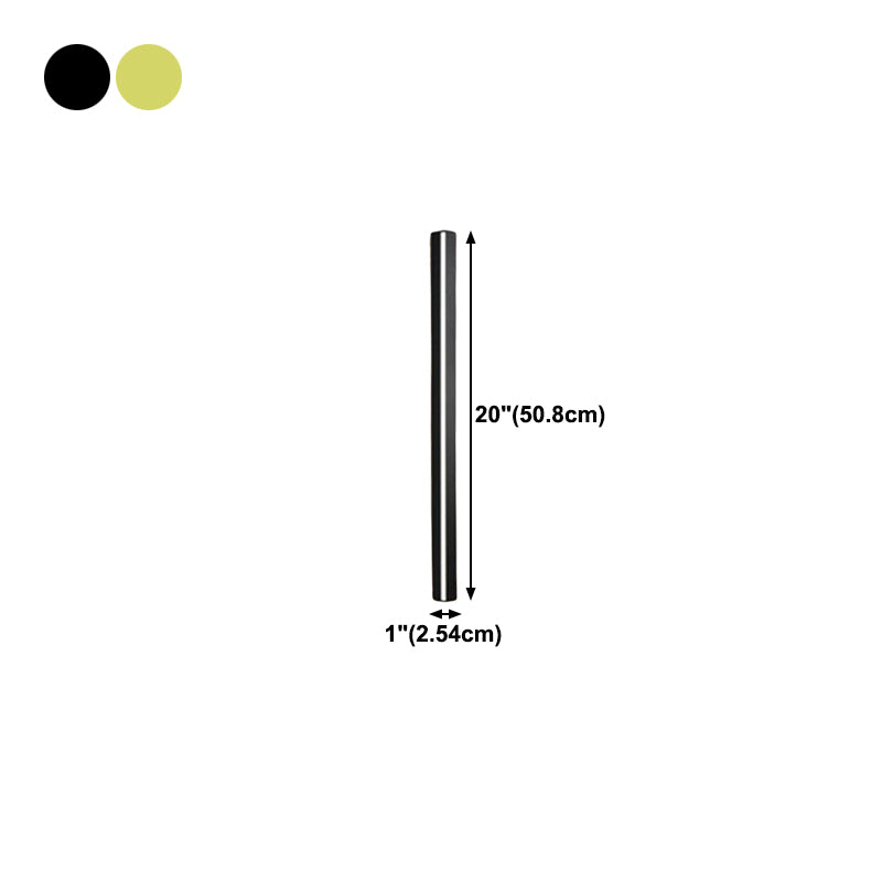 Linear Shape Metal Wall Light Modern Style 1 Light Wall Sconce Light