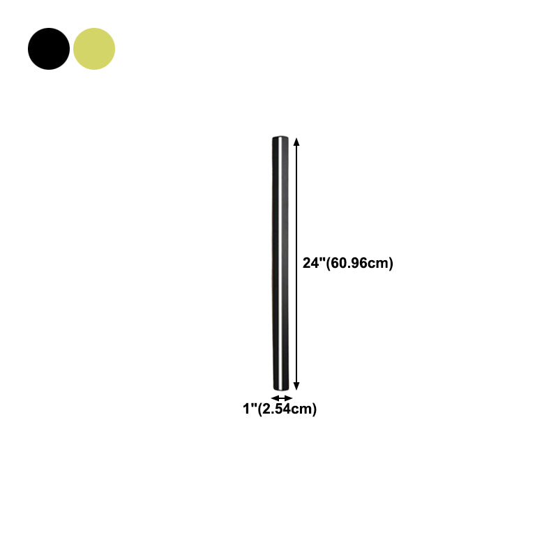 Linear Shape Metal Wall Light Modern Style 1 Light Wall Sconce Light