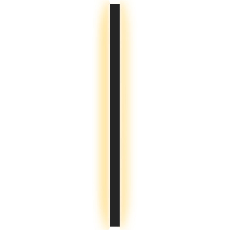 Linear Shape Metal Wall Light Modern Style Single Light Wall Mount Lamp