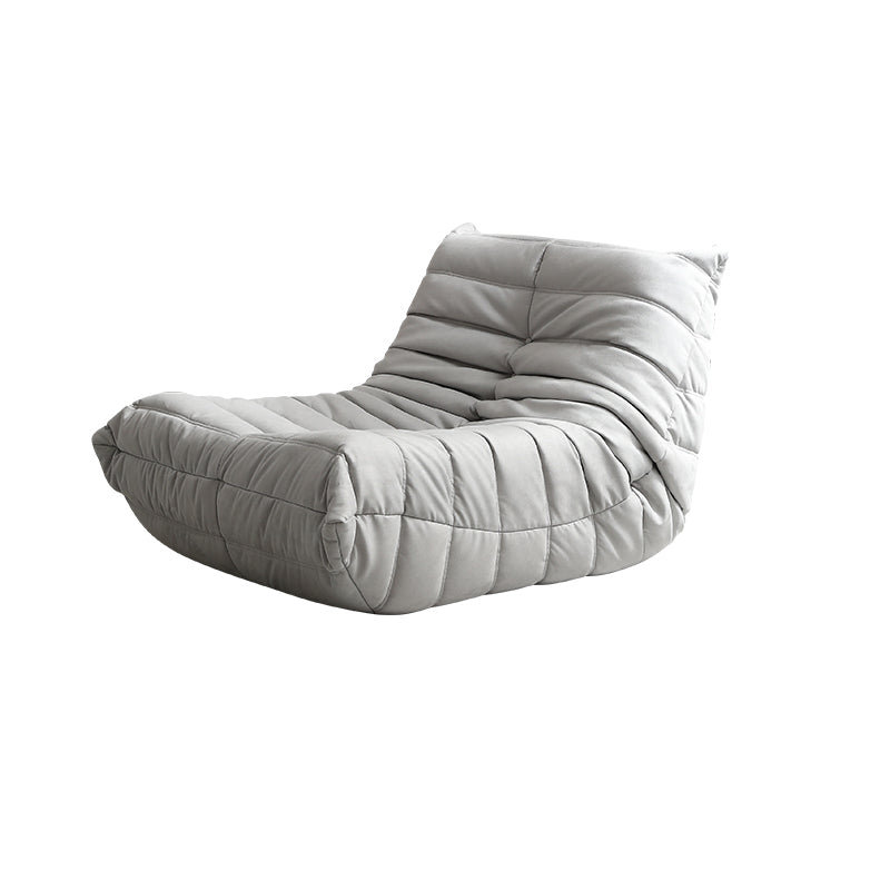 Armless Sofa Sewn Pillow Back Contemporary Sofa for Living Room