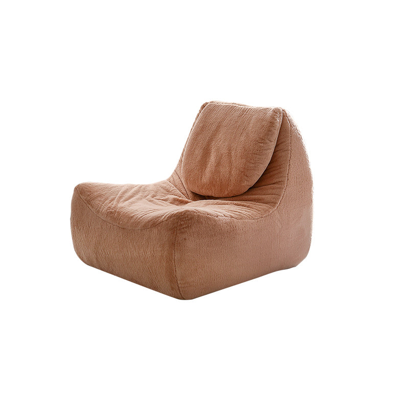 Armless Sofa Sewn Pillow Back Contemporary Sofa for Living Room