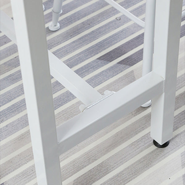 1/5/9 Pieces Industrial Rectangular Bar Table Set Wooden Counter Table with High Stools