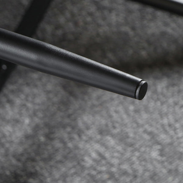 Minimalist Style Upholstered Fabric Barstools Backrest Bar Stools with Footrest