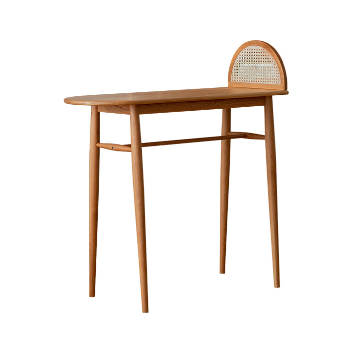 Irregular Shape Cherry Bar Table Set 1/2/3 Pieces Modern Counter Table with High Stools