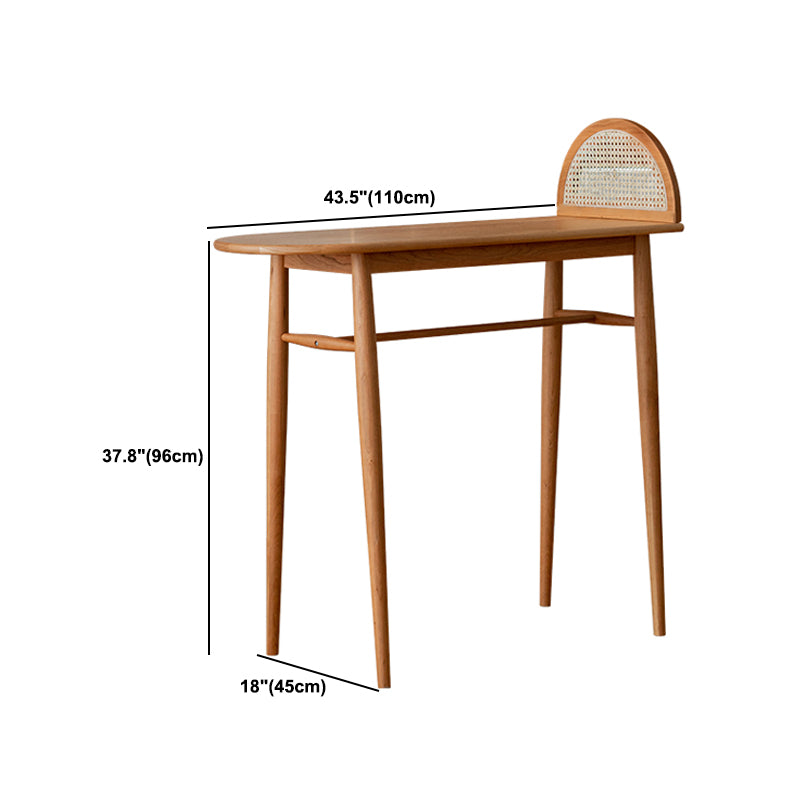 Irregular Shape Cherry Bar Table Set 1/2/3 Pieces Modern Counter Table with High Stools