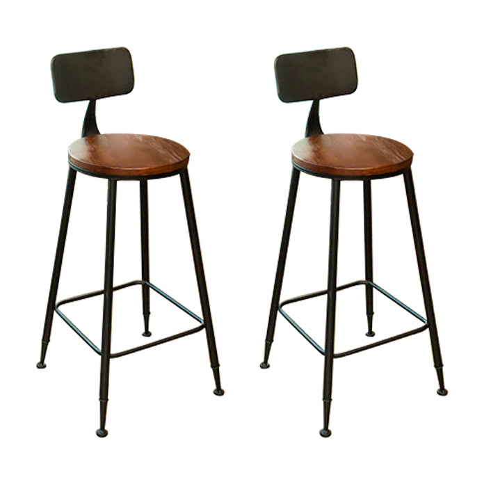 Industrial 1/2/5/9 Pieces Solid Wood Bar Table Set Rectangular Bistro Set