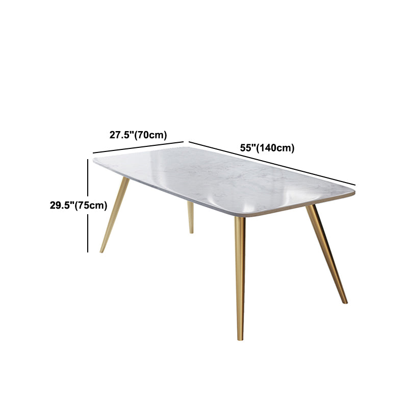 Glam Style Rectangle Dining Set 1/5/6 Pieces Dining Set for Dining Areas