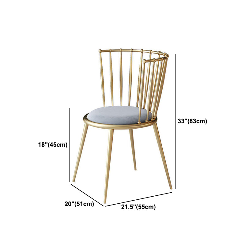 Glam Style Rectangle Dining Set 1/5/6 Pieces Dining Set for Dining Areas