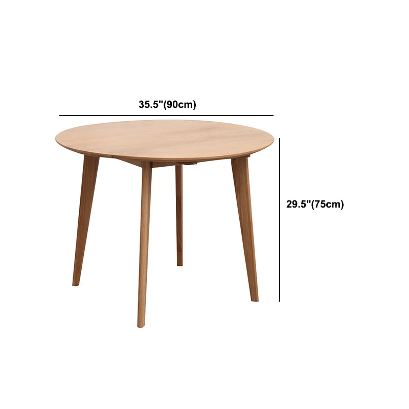 Modern Brown in Solid Wood Table Rectangle Dining Table for Kitchen
