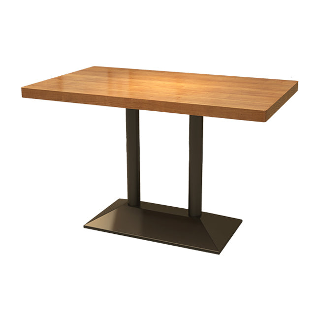 Industrial Style Dining Table Solid Wood Dining Site Table for Dining Room