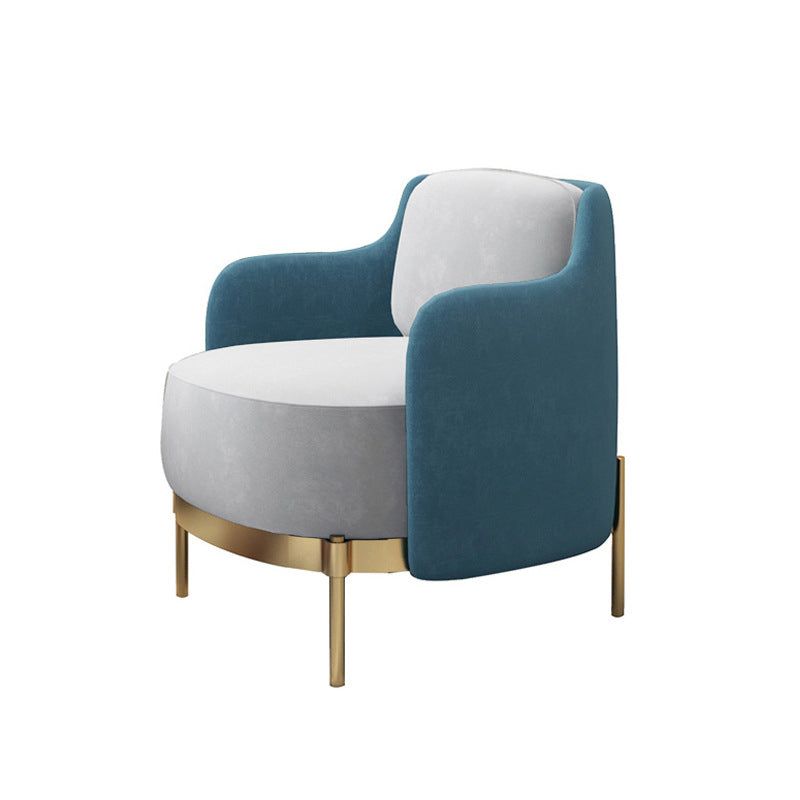 Velvet Tight Back Sofa with Tuxedo Arm and Grey Upholstery for Living Room