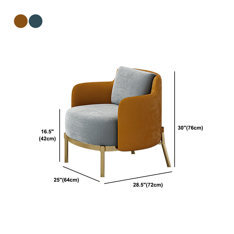 Velvet Tight Back Sofa with Tuxedo Arm and Grey Upholstery for Living Room