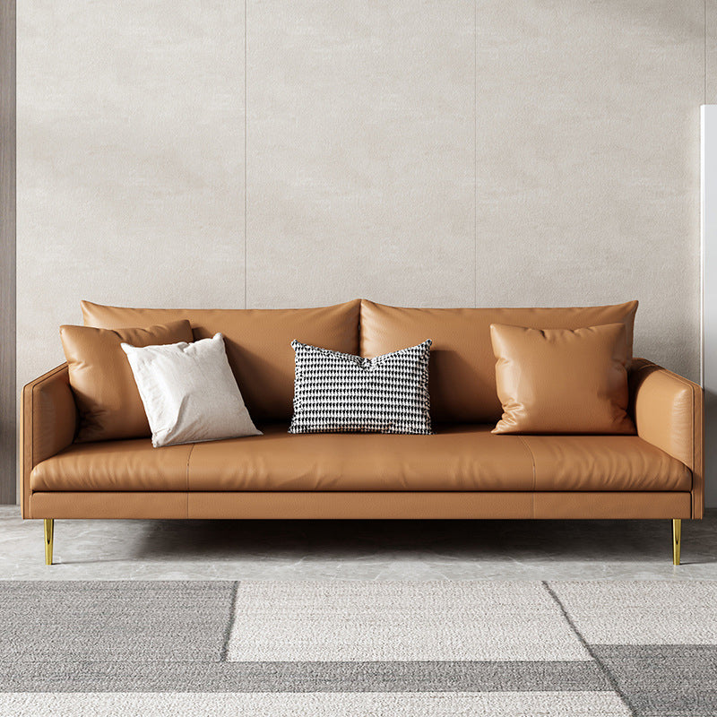 Cushions Sofa 102.36" W x 32.67" D x 33.46" H Square Arm Sofa for Living Room